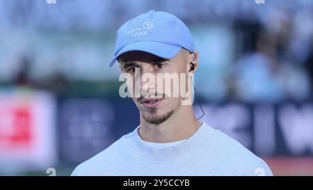 Bremen, Deutschland. September 2024. v.li.: Marco Friedl (SV Werder Bremen, 32) Portrait, Nahaufnahme, Einzelfoto, Einzelbild, 21.09.2024, Bremen (Deutschland), Fussball, Bundesliga, SV Werder Bremen - FC Bayern München Credit: dpa/Alamy Live News Stockfoto