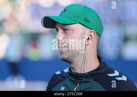 Bremen, Deutschland. September 2024. v.li.: OLE Werner (Trainer, Cheftrainer, SV Werder Bremen) Portrait, Nahaufnahme, Einzelfoto, Einzelbild, 21.09.2024, Bremen (Deutschland), Fussball, Bundesliga, SV Werder Bremen - FC Bayern München Credit: dpa/Alamy Live News Stockfoto