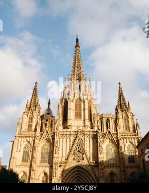 Kathedrale von Barcelona, Barri Ghotic Viertel, Katalonien, Spanien Stockfoto