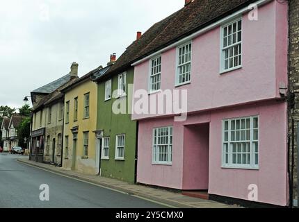 Alte Gebäude in Sudbury. Stockfoto