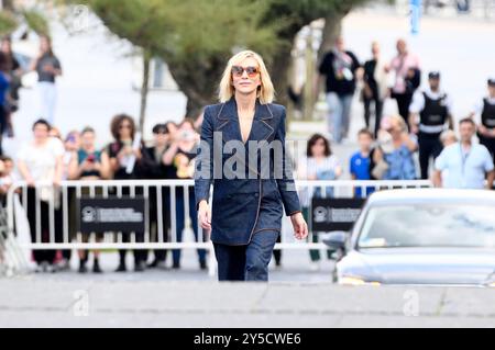 Cate Blanchett beim Photocall zum Kinofilm Gerüchte auf dem 72. Internationales Filmfestival San Sebastian / Festival Internacional de Cine de San Sebastian auf der Kursaal Terasse. San Sebastian, 21.09.2024 *** Cate Blanchett beim Fotocall zum Film Gerüchte beim 72. San Sebastian International Film Festival Internacional de Cine de San Sebastian auf der Kursaalterrasse San Sebastian, 21 09 2024 Foto:XC.xNiehausx/xFuturexImagex Rumours 4901 Stockfoto