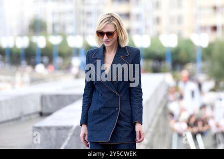 Cate Blanchett beim Photocall zum Kinofilm Gerüchte auf dem 72. Internationales Filmfestival San Sebastian / Festival Internacional de Cine de San Sebastian auf der Kursaal Terasse. San Sebastian, 21.09.2024 *** Cate Blanchett beim Fotocall zum Film Gerüchte beim 72. San Sebastian International Film Festival Internacional de Cine de San Sebastian auf der Kursaalterrasse San Sebastian, 21 09 2024 Foto:XC.xNiehausx/xFuturexImagex Rumours 4906 Stockfoto