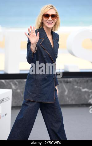 Cate Blanchett beim Photocall zum Kinofilm Gerüchte auf dem 72. Internationales Filmfestival San Sebastian / Festival Internacional de Cine de San Sebastian auf der Kursaal Terasse. San Sebastian, 21.09.2024 *** Cate Blanchett beim Fotocall zum Film Gerüchte beim 72. San Sebastian International Film Festival Internacional de Cine de San Sebastian auf der Kursaalterrasse San Sebastian, 21 09 2024 Foto:XC.xNiehausx/xFuturexImagex Rumours 4915 Stockfoto