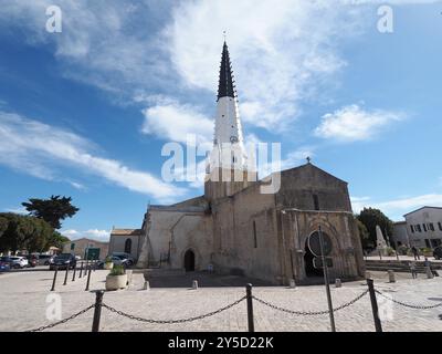 Kirche Saint-Etienne, Ars-en-Ré Stockfoto