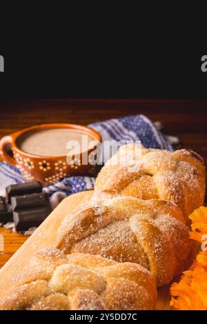 Fotos vom Brot der Toten bei den Feierlichkeiten zum Totentag in Mexiko Stockfoto