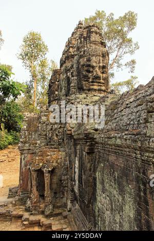 Das Nordtor von Angkor Thom in Kambodscha Stockfoto