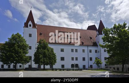 Neues Schloss in Ingolstadt an der Donau in Oberbayern, Deutschland, Neues Schloss in Ingolstadt an der Donau in Oberbayern, Deutschland, Europa Stockfoto