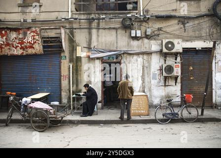 Street Food Stände in shanghai Old Town china Stockfoto