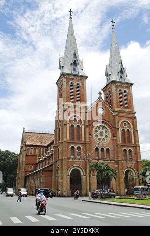 Kathedrale Notre-Dame in Ho-Chi-minh-vietnam Stockfoto