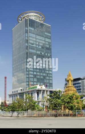 Hauptquartier der Bank of kambodscha in phnom penh Stockfoto