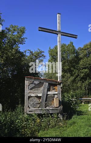 Insektenhaus, Insektennisthilfe, Insektenhotel, Insektenhaus, Insektennisthilfe, Insektenhotel Stockfoto