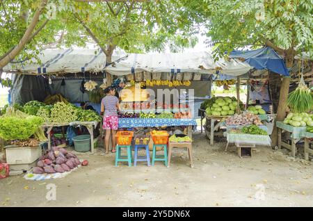 Obst- und Gemüsemarkt in dili Ost-timor Stockfoto