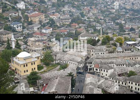 Gjirokastra Altstadt in Albanien Stockfoto