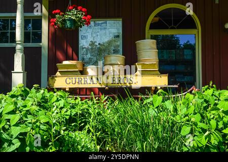 Der Orton Family Country Store, auch bekannt als Vermont Country Store in Rockingham, Vermont. Stockfoto