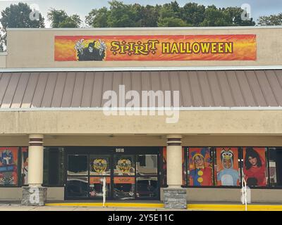 Owings Mills, USA. September 2024. September 2024: Owings Mills, Maryland, USA. Spirit Halloween Seasonal Store. Foto: Robyn Stevens Brody/SIPA USA Credit: SIPA USA/Alamy Live News Stockfoto