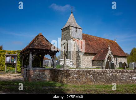 St. Nicholas Church, West Itchenor, West Sussex, Großbritannien Stockfoto