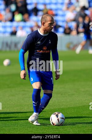 Joe Garner vom Oldham Athletic Association Football Club während des Vanarama National League Spiels zwischen Oldham Athletic und Yeovil Town im Boundary Park, Oldham am Samstag, den 21. September 2024. (Foto: Thomas Edwards | MI News) Credit: MI News & Sport /Alamy Live News Stockfoto