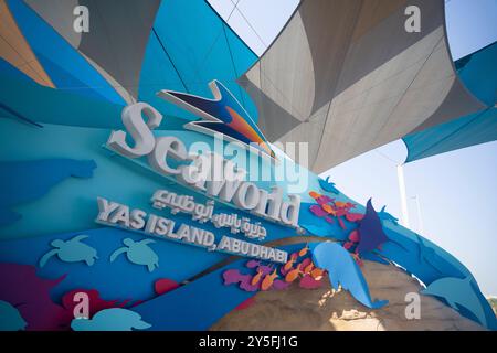 SeaWorld Yas Island Abu Dhabi Stockfoto