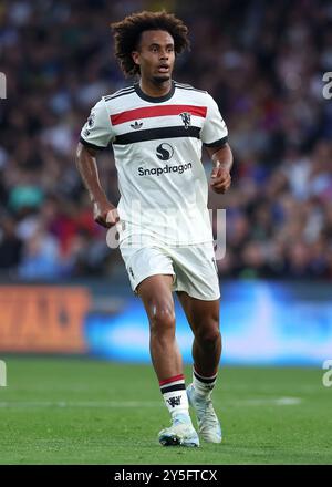 London, Großbritannien. September 2024. Joshua Zirkzee von Manchester United während des Premier League-Spiels im Selhurst Park, London. Der Bildnachweis sollte lauten: Paul Terry/Sportimage Credit: Sportimage Ltd/Alamy Live News Stockfoto