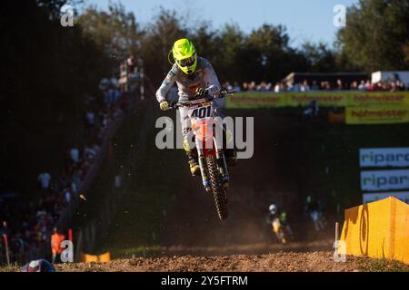 Marcel Stauffer (Oesterreich, KTM, Osicka MX Team, #401), GER, Motocross, ADAC MX Masters Holzgerlingen, Saisonfinale, 21.09.2024 Foto: Eibner-Pressefoto/Michael Memmler Stockfoto