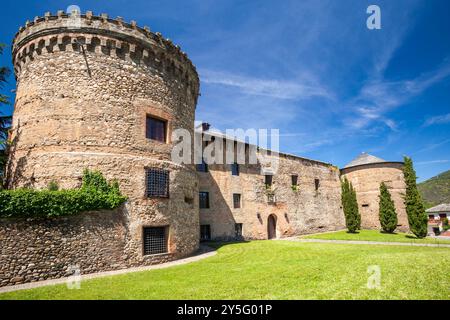 Schloss Villafranca del Bierzo, Jakobsweg, Leon, Spanien Stockfoto