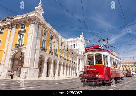 Praça Comércio, Lissabon, Portugal Stockfoto