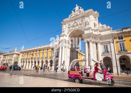 Praça Comércio, Lissabon, Portugal Stockfoto