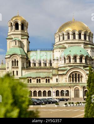 St. Alexander-Newski-orthodoxe Kathedrale in Sofia Bulgarien, Osteuropa, Balkan, EU Stockfoto