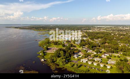 Panoramablick auf Winter Garden, Florida, USA. Mai 2022. Stockfoto