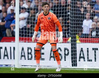 Sheffield, Großbritannien. September 2024. Michael Cooper von Sheffield United während des Sky Bet Championship Matches in der Bramall Lane, Sheffield. Der Bildnachweis sollte lauten: Andrew Yates/Sportimage Credit: Sportimage Ltd/Alamy Live News Stockfoto