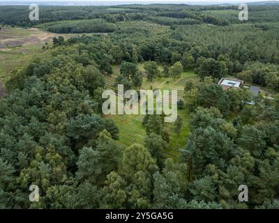 Der deutsche Militärfriedhof Cannock Chase, Cannock Chase, Staffordshire, Großbritannien. Stockfoto