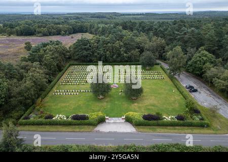 Der CWGC Cannock Chase war Cemetery, Cannock Chase, Staffordshire, Großbritannien. Stockfoto