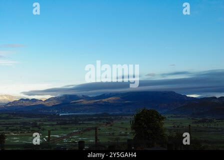 Eryri Snowdonia Nationalpark Bergkette Stockfoto