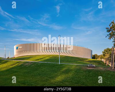 Blick auf das neue Stadion des Münchner Icehockey Clubs EHC Red Bull das neue Stadion des Münchner Icehockey Clubs EHC Red Bull München Deutschland *** Blick A Stockfoto