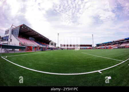 OSS, 22.09.2024 , Frans Heesen Stadium , Fußball, Keukenkampioen divisie , Saison 2024 / 2025 , Innenansicht Frans Heesen stadion, während des Spiels TOP Oss - FC Eindhoven Stockfoto