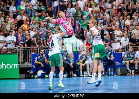 TSV Hannover-Burgdorf - vs. Fuechse Berlin, Handball-Bundesliga, HBL, Saison 2024/2025 22.09.2024 Foto: Eibner-Pressefoto/Jan-Frederic Helbig Stockfoto