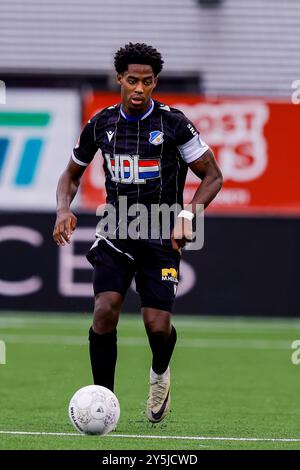 OSS, 22.09.2024 , Frans Heesen Stadium , Fußball, Keukenkampioen divisie , Saison 2024 / 2025 , FC Eindhoven Spieler Collin Seedorf während des Spiels TOP Oss - FC Eindhoven Stockfoto