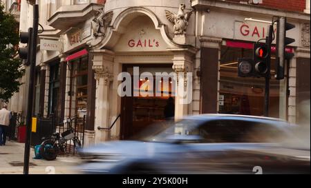 Gail's Bäckerei in der Great Portland Street, London Stockfoto