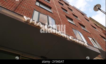 Die Youth Hostel Association in der Bolsover Street, London Stockfoto