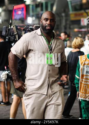 Singapur, Singapur. September 2024. Teddy Pierre-Marie Riner ist ein französisches Judoka-Porträt während des Formel-1-Grand-Prix 2024, 18. Runde der Formel-1-Weltmeisterschaft 2024 vom 20. Bis 22. September 2024 auf dem Marina Bay Circuit in Singapur, Singapur - Foto Xavi Bonilla/DPPI Credit: DPPI Media/Alamy Live News Stockfoto