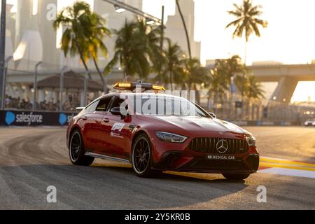 Singapur, Singapur. September 2024. Mercedes AMG Medical Car während des Formel 1 Grand Prix 2024 in Singapur, 18. Runde der Formel 1 Weltmeisterschaft 2024 vom 20. Bis 22. September 2024 auf dem Marina Bay Circuit in Singapur, Singapur - Foto DPPI Credit: DPPI Media/Alamy Live News Stockfoto