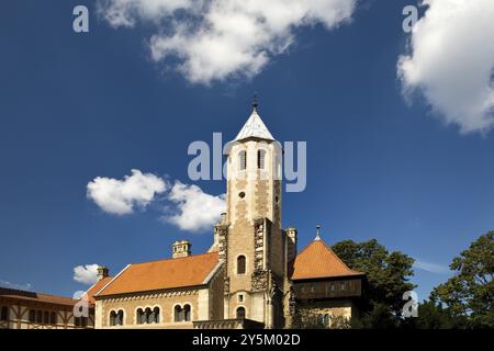 Schloss Dankwarderode, eine Flachlandburg, heute Teil des Herzog Anton Ulrich Museums, Braunschweig, Niedersachsen, Deutschland, Europa Stockfoto