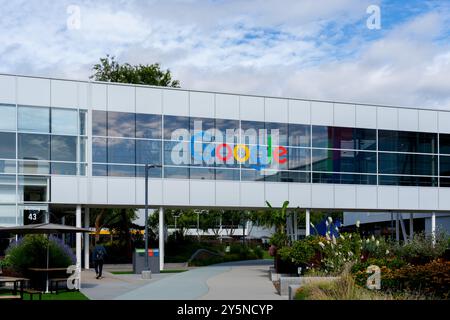 Googleplex in Silicon Valley, Mountain View, Kalifornien, USA Stockfoto