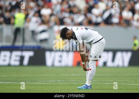 Brasilia, Brasilien. September 2024. Dimitri Payet von Vasco, während des Spiels zwischen Vasco da Gama und Palmeiras, für die brasilianische Serie A 2024, im Mane Garrincha Stadium, in Brasilia am 22. September 2024 Foto: Adalberto Marques/DiaEsportivo/Alamy Live News Credit: DiaEsportivo/Alamy Live News Stockfoto