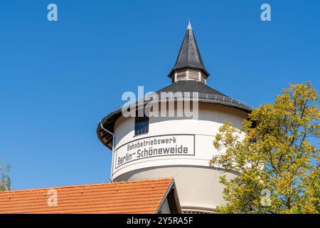 Berlin, 22. September 2024: Ein Eisenbahnfest findet im Bahnbetriebswerk Schöneweide statt. Stockfoto