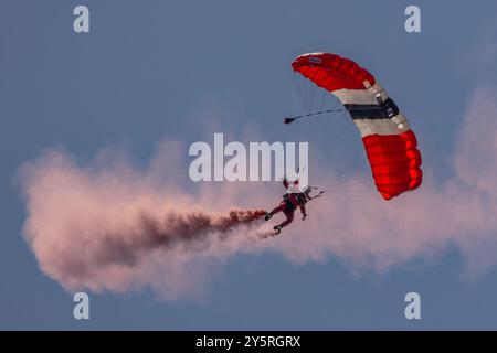 Red Devils Fallschirmspringer Stockfoto