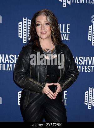 Nashville, USA. September 2024. Ashley McBryde kommt 55 am 22. September 2024 im Regal Green Hills Theater in Nashville, TN © Tammie Arroyo/AFF-USA.com Credit: AFF/Alamy Live News bei „Melissa Ethridge: I’m Not Broken“ an, einem zweiteiligen Docuseries Red Teppich Stockfoto