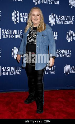 Nashville, USA. September 2024. Melissa Etheridge kommt 55 am 22. September 2024 in Nashville an, TN © Tammie Arroyo/AFF-USA.com Credit: AFF/Alamy Live News Stockfoto