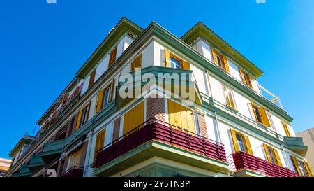 LIDO DI OSTIA – ROM, Altstadtarchitektur, Ostia Lido, Rom, Italien Stockfoto