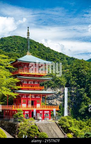 Seiganto-JI-Tempel in der Nähe der Nachi-Fälle in Wakayama, Japan Stockfoto